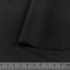 Шерсть костюмна з шовком в смужку тонку сіру (4 мм) чорна, ш.154