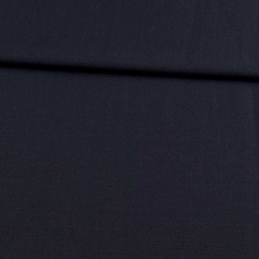 Шерсть костюмная стрейч синяя темная, ш.155