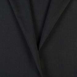 Напівшерсть костюмна стрейч в точку сіру світлу чорна, ш.160