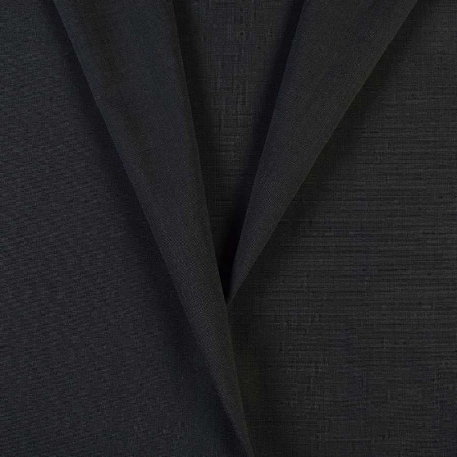 Полушерсть костюмная стрейч в точку серую светлую черная, ш.160