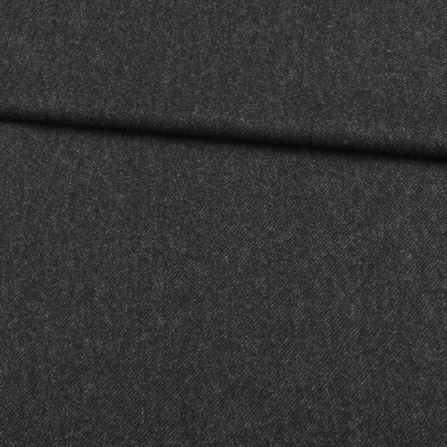 Шерсть костюмная с кашемиром серая темная, ш.150