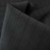 Шерсть костюмная в полоску черную асфальт HUGO BOSS, ш.154
