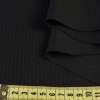 Ткань костюмная с шерстью в елочку мелкую черная, ш.160