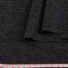 Ткань костюмная GERRY WEBER с шерстью стрейч, серая в мелкую черную клетку ш.144