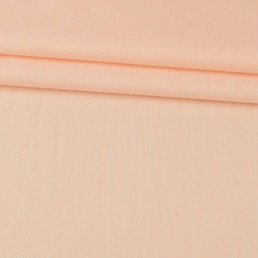 Коттон жаккардовый оранжево-белый ш.150