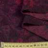 Пальтовая ткань с ворсом Gerry Weber узор красно-фиолетовый на черном фоне, ш.150