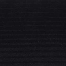 Шерсть пальтовая с ангорой черная, серые полоски, раппорт 112см, ш.161