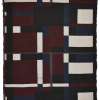 Лоден пальтовий Gerry Weber прямокутники рапорт бордові, сірі, сині, ш.170