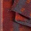 Пальтовый трикотаж Woolle Flausch узор геометрический коричнево-красно-серый, ш.145