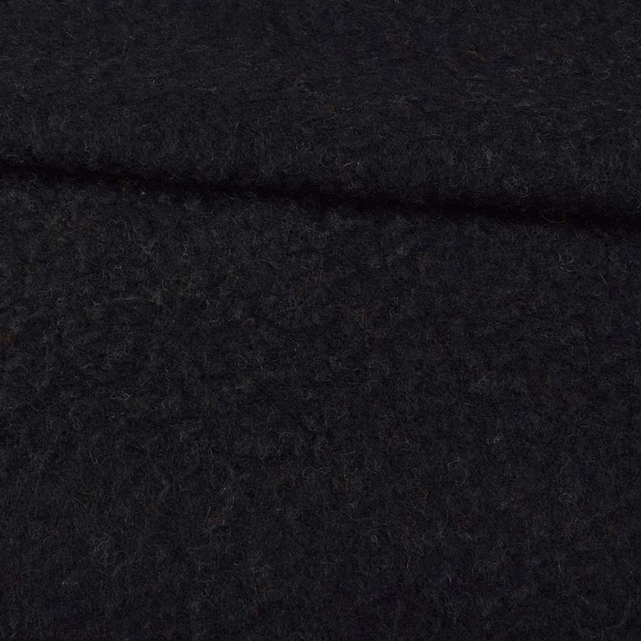 Пальтовий трикотаж Gerry Weber чорний ворсовий, ш.150