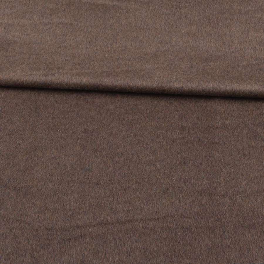 Кашемір пальтовий коричнево-сірий, ш.150