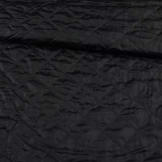 Ткань подкладочная стеганая черная, ш.150