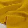 Трикотаж костюмный с шерстью в структурную елочку желтый карри ш.148