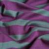 Трикотаж французский вискозный в фиолетовую и зеленую полосу ш.148