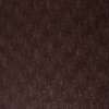 Трикотаж з шовком ажур двошаровий листя коричневий темний, ш.153