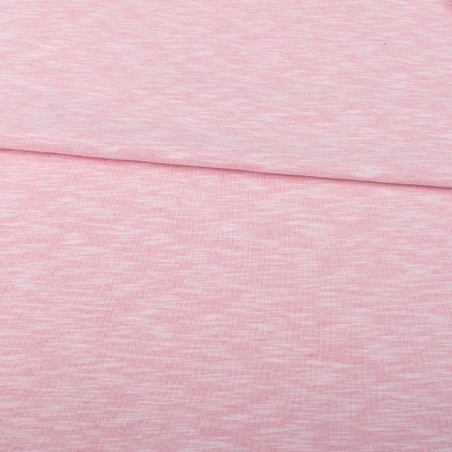 Футер двунитка розовый меланж, ш.150