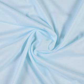 Трикотаж хлопковый голубой бледный, ш.150