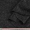 Трикотаж костюмный с шерстью черно-серый меланж ш.152