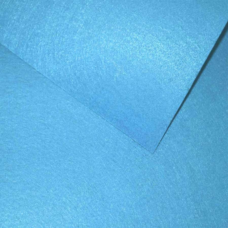 Фетр для рукоделия 0,9мм голубой яркий, ш.85