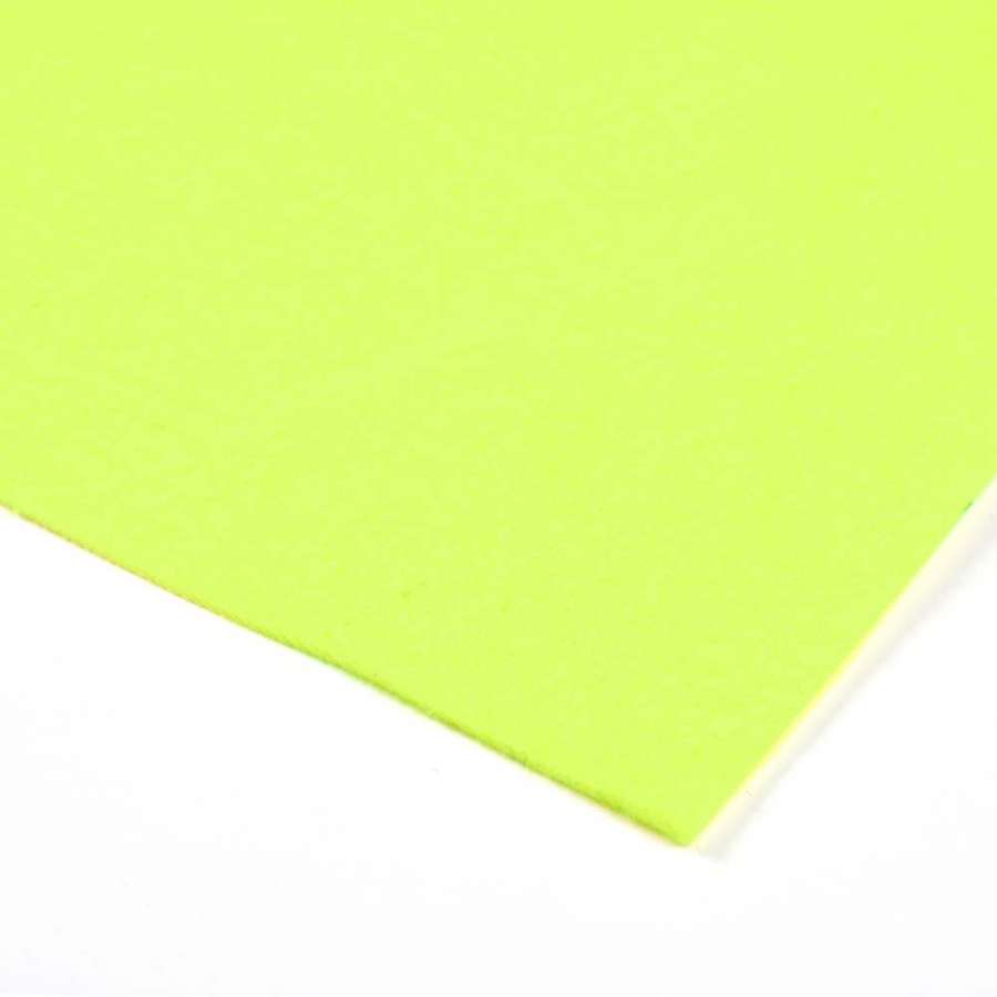 Фетр для рукоделия 0,9мм желтый неоновый, ш.150