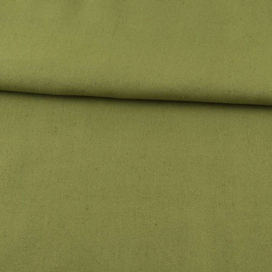 Деко-коттон оливково-зеленый ш.150