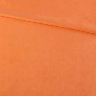 Замша искусственная оранжевая, ш.150