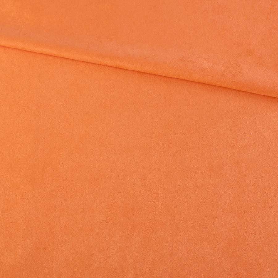 Замша штучна помаранчева, ш.150