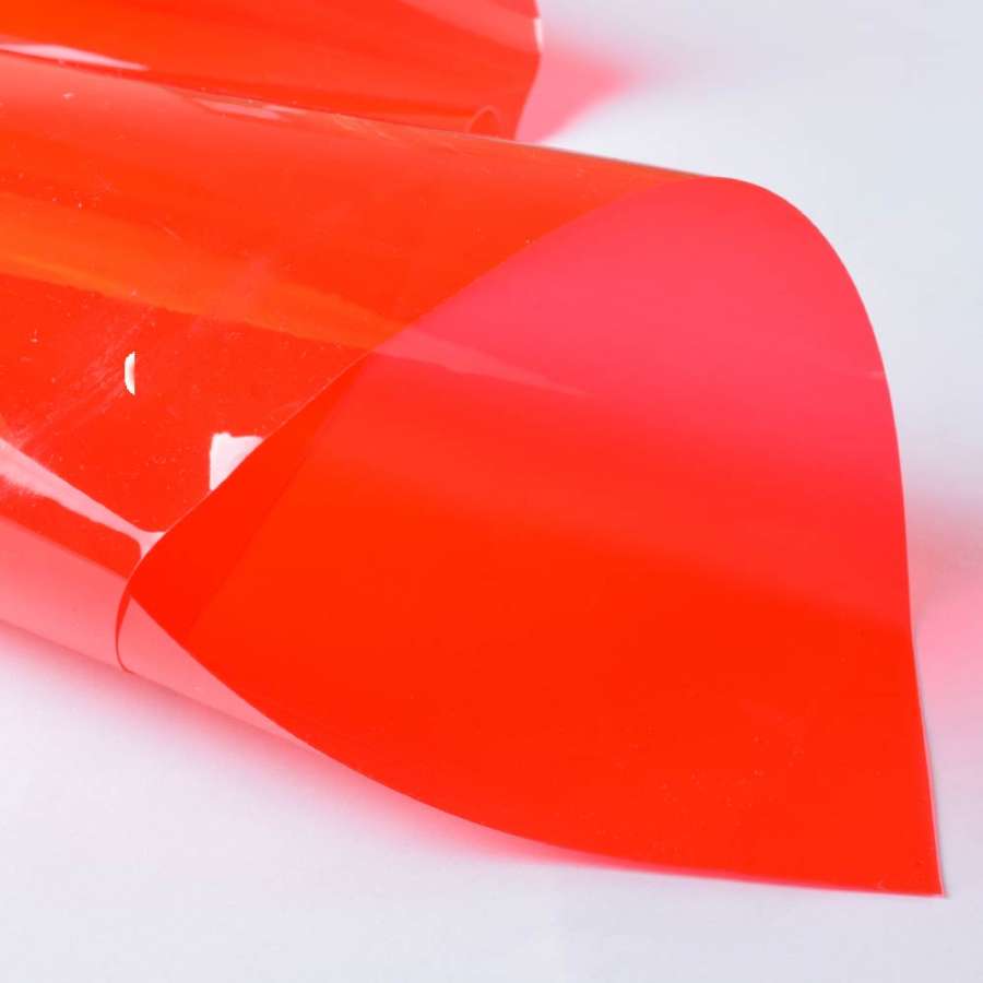 Силікон (0,3 мм) червоний прозорий ш.122