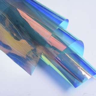 Силикон 0,4 голограмма зеркальный сине-зеленый ш.136