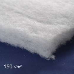Синтепон швейный улучшенный пл.150 белый, продается рулоном 35м, цена за 1м, ш.150