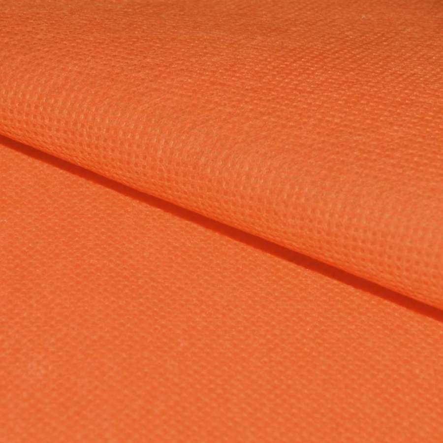Флізелін неклейовий (спанбонд) оранжевий, щільність 60, ш.160