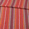 Ткань этно красные, оранжевые, желтые полоски с орнаментом, ш.145
