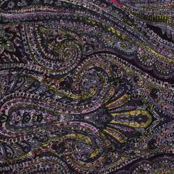 Микролайкра серо-салатовая с огурцами (уценка, дефекты) ш.170