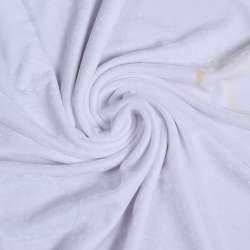 Велюр стрейч белый (уценка) ш.160