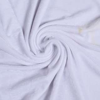 Велюр стрейч белый (уценка) ш.160