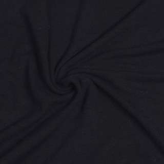 Трикотаж шерстяной черный (уценка) ш.170