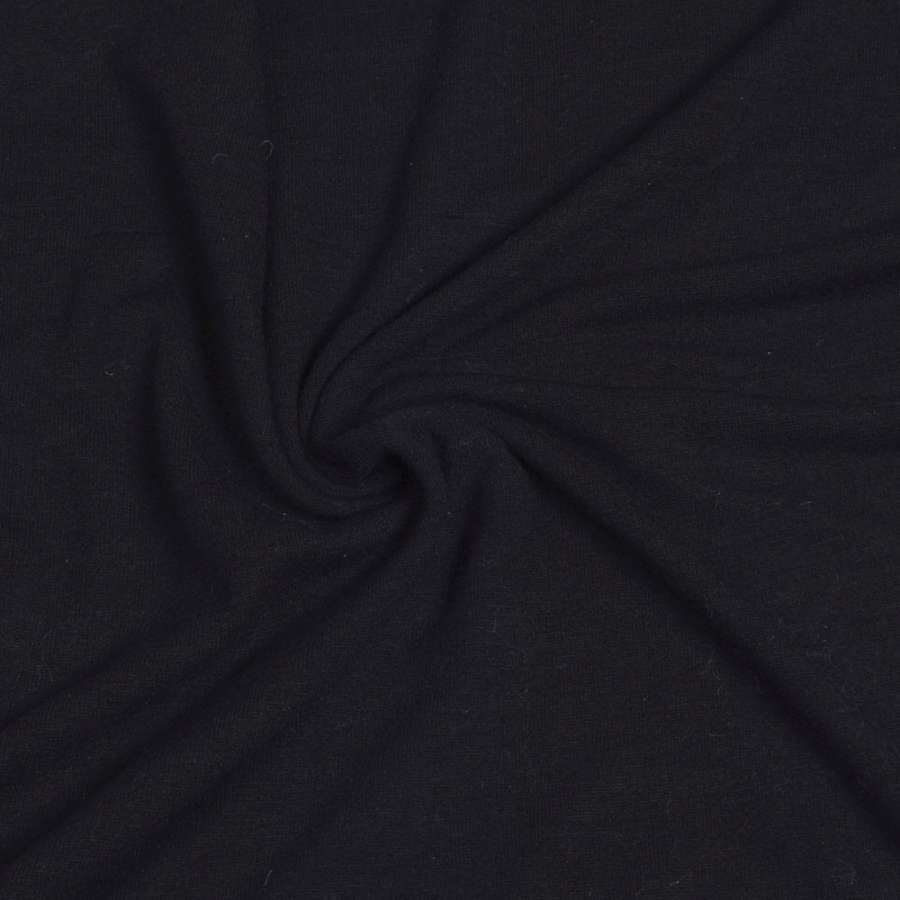 Трикотаж шерстяной черный (уценка) ш.170