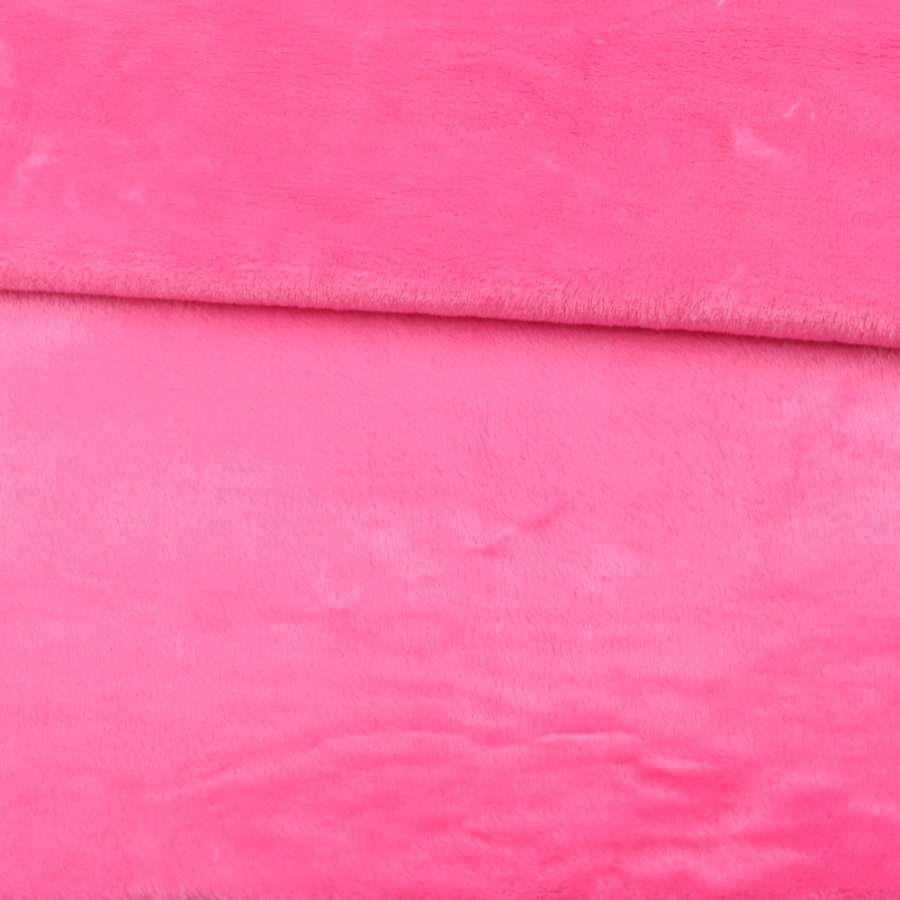 Велсофт двухсторонний розовый яркий, ш.180
