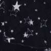 Велсофт-хутро двосторонній синій темний, білі зірки, ш.182