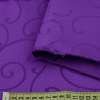 Жаккард скатертный завитки фиолетовый, ш.320
