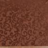 Жаккард скатертный растительный вензель коричневый, ш.320