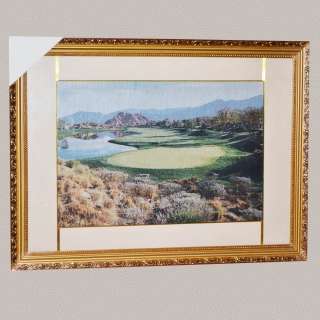 Картина гобелен под стеклом 58х78см (гобелен 36х54) горы озеро