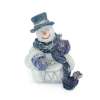 Новогодняя фигурка снеговик 8,5х7,5х7 см