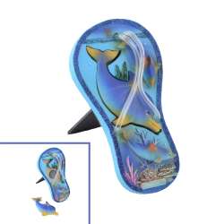 Фигурка сувенирная вьетнамок с дельфином 16х9х8 см