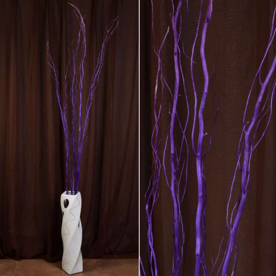 Хворост декоративный натуральный 185 см фиолетовый 1/5