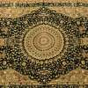 Ковер комнатный Mutas carpet Mone Classic 150х230 см с узором черным бежевый