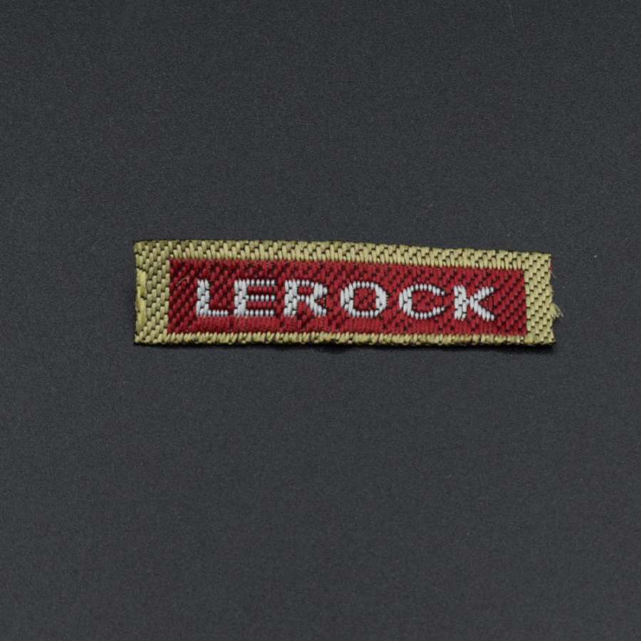 Нашивка жакардова LEROCK 43х10мм