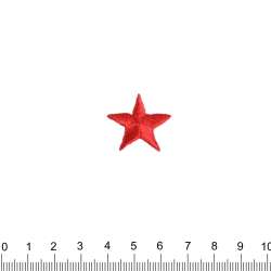 Термоаппликация Звезда 20х20мм красная