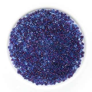 Бисер сине-фиолетовый, упаковка 50г