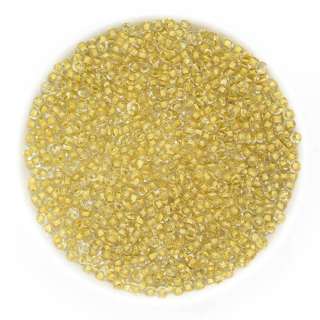 Бисер золотистый прокрашенный, упаковка 50г